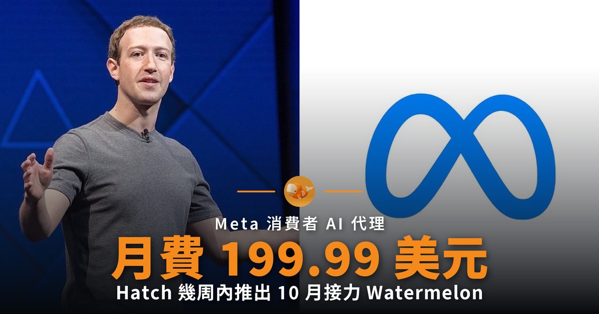 Meta Hatch 月費 199.99 美元 幾周內推出