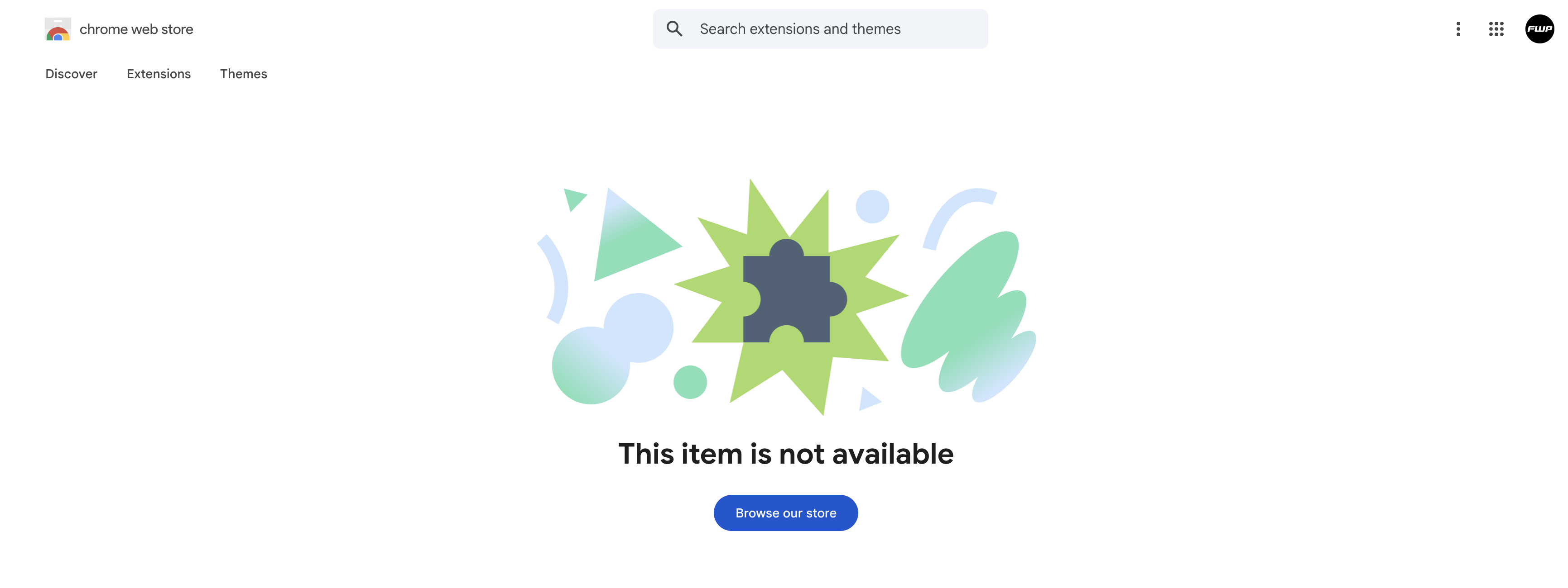 Chrome 線上應用程式商店的 uBlock Origin 頁面