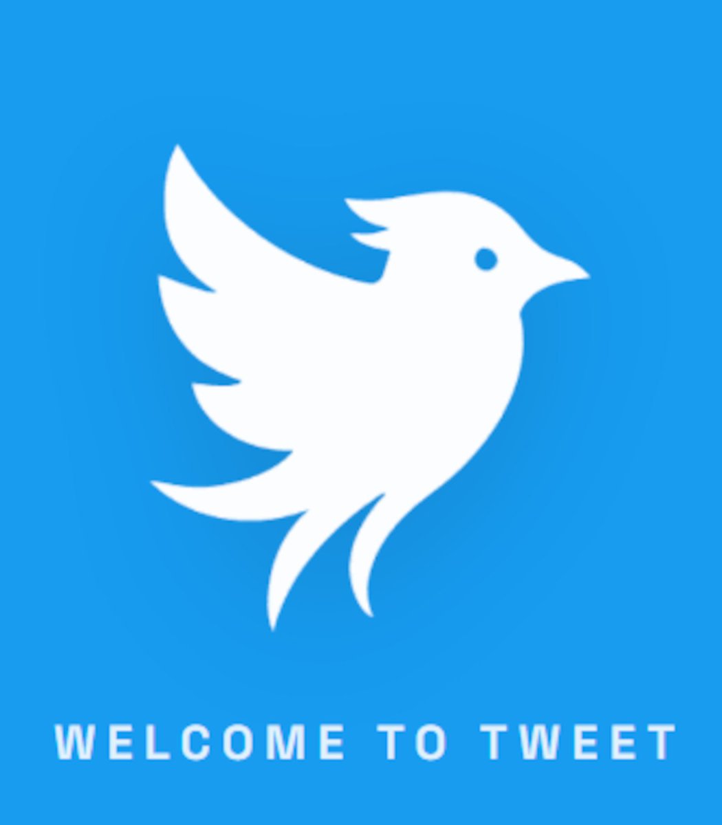Tweet.app 的歡迎畫面
