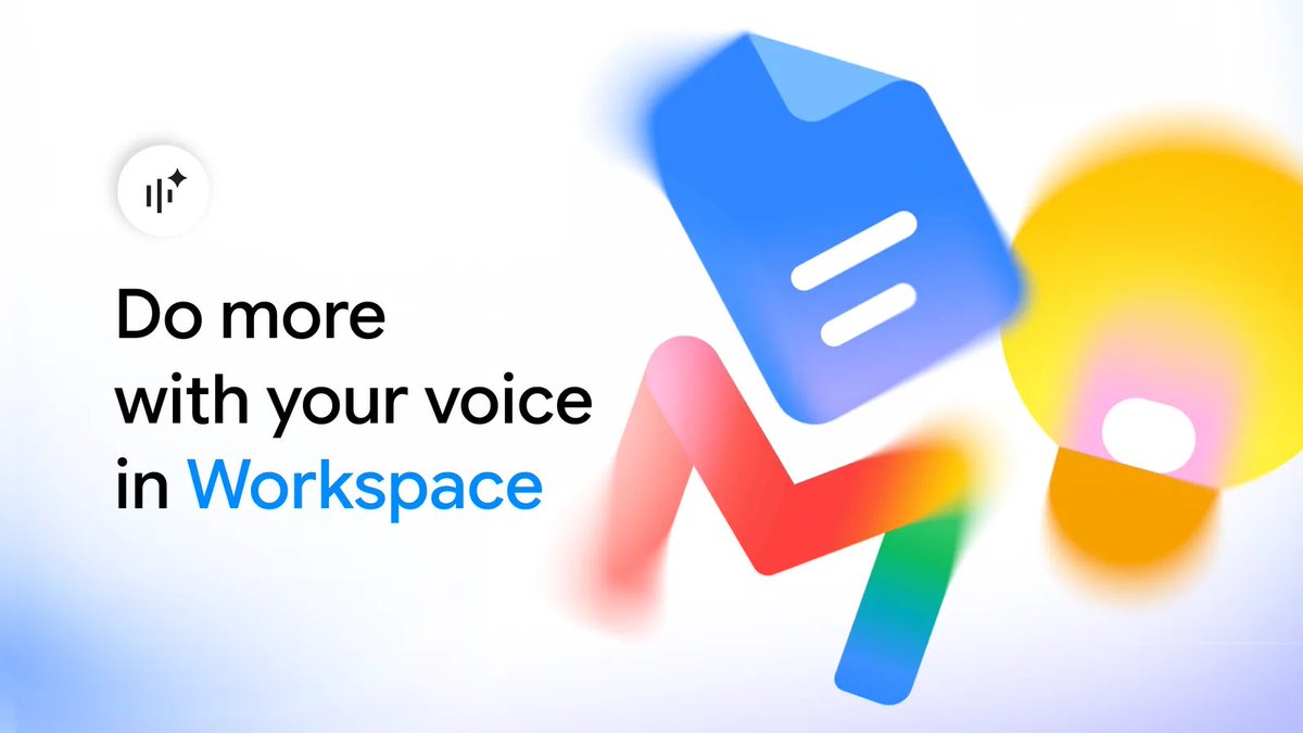 Google 公布語音功能的宣傳圖