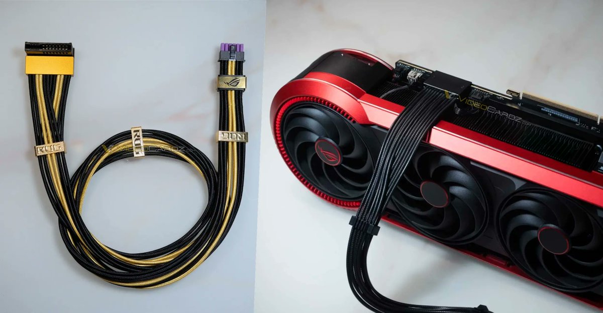 華碩 ROG 款式的 BTF 轉 16-pin 線材