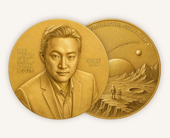 Justin Sun Prize 獎章
