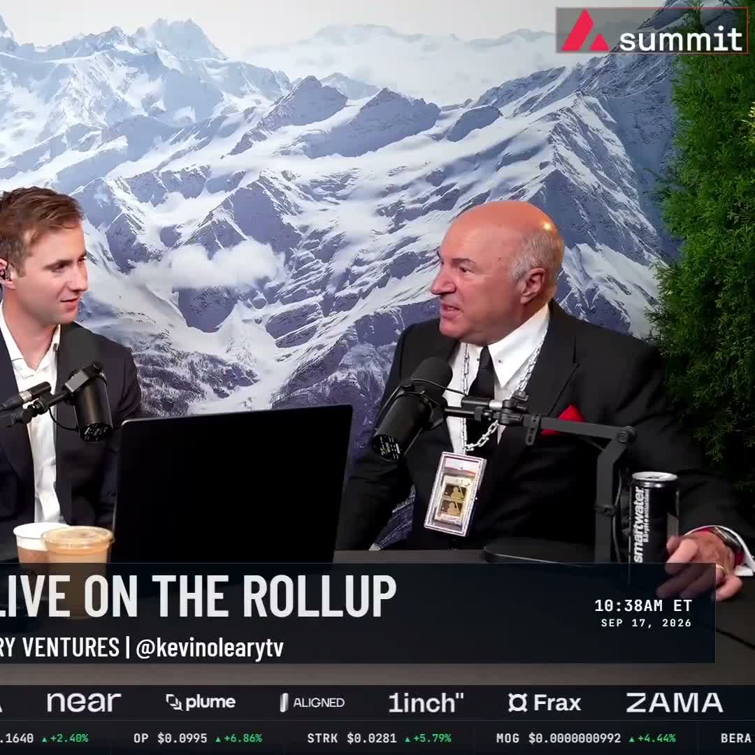 Kevin O'Leary 接受 The Rollup 訪問
