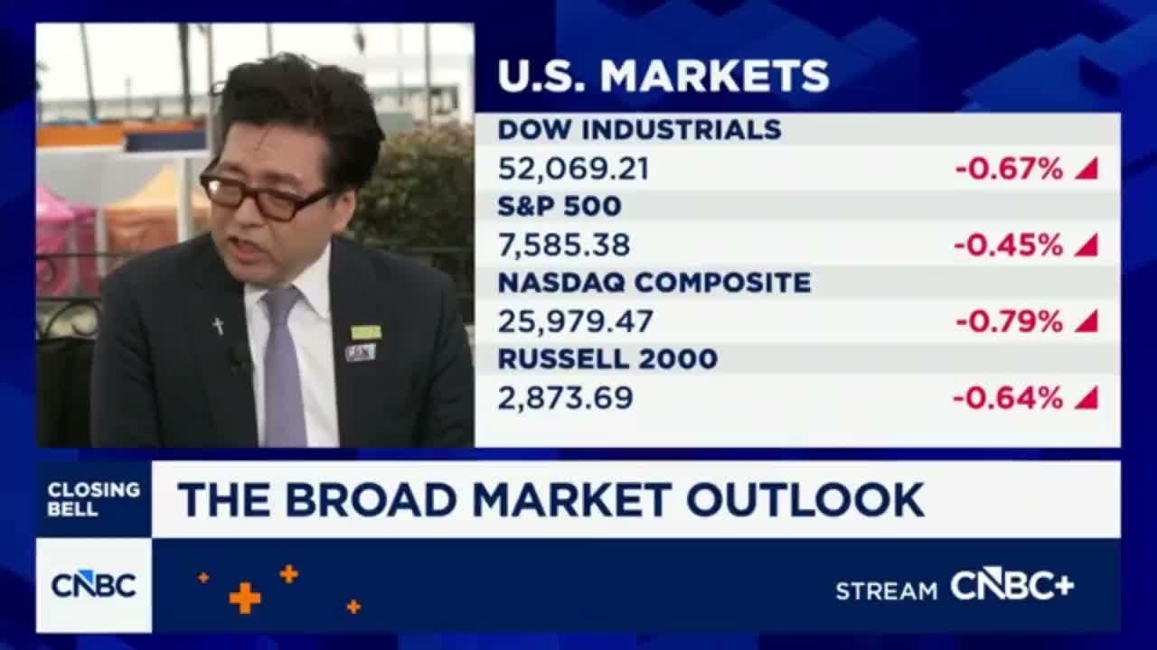 Tom Lee 在 CNBC 受訪