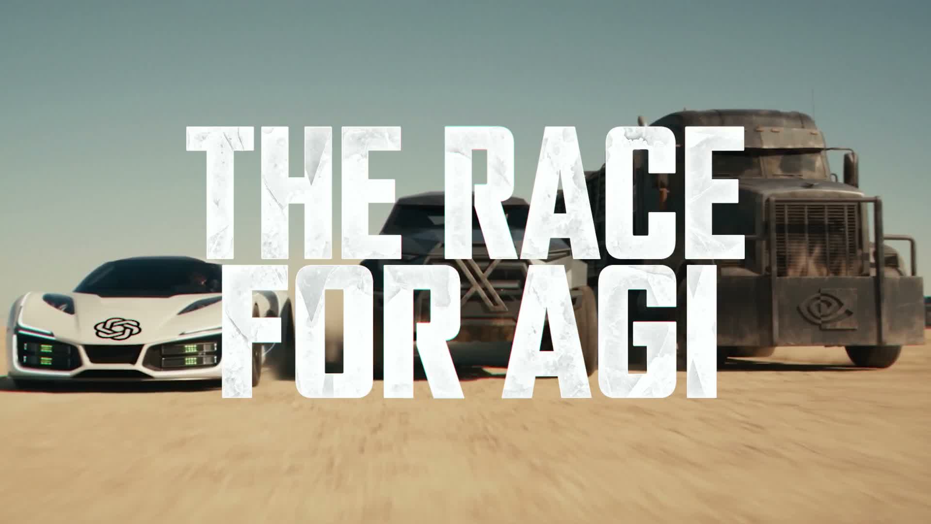 《The Race for AGI》片頭字卡