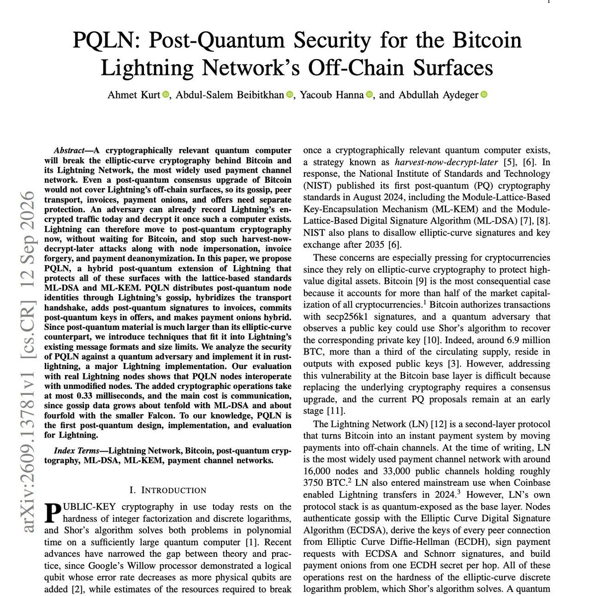 PQLN 論文首頁