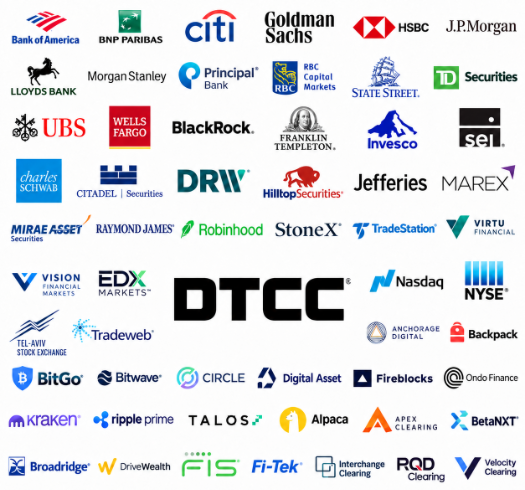 DTCC 代幣化工作小組成員