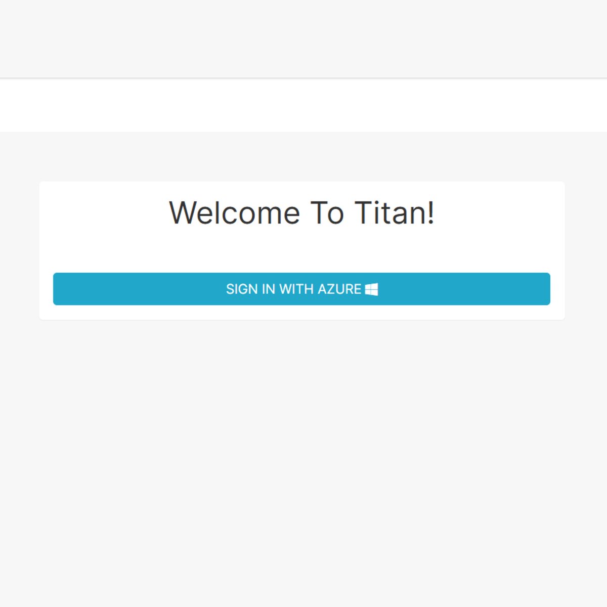 Titan 在加設 VPN 限制前的登入介面