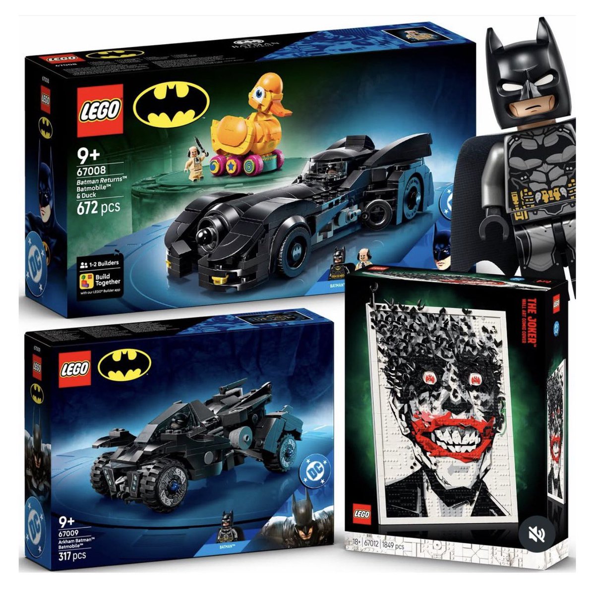 LEGO 三款 2027 年 Batman 套裝包裝