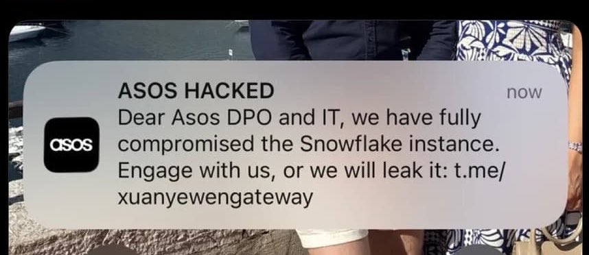 ASOS App 推送通知截圖