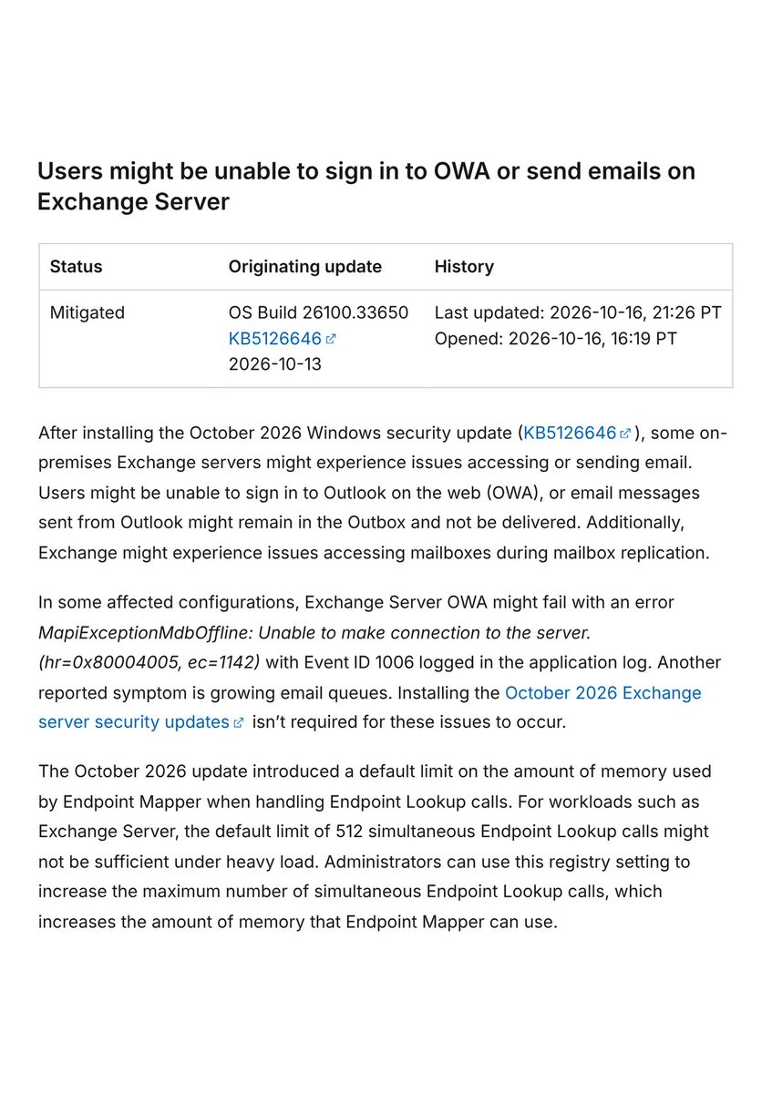 微軟 Windows 版本健康狀態頁面