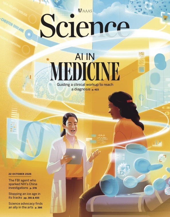 Science 2026 年 10 月 22 日的封面