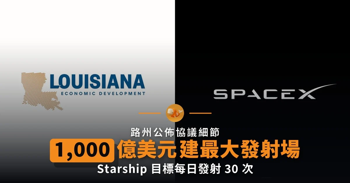 SpaceX 斥 1,000 億美元建路州發射場 目標日射 30 次