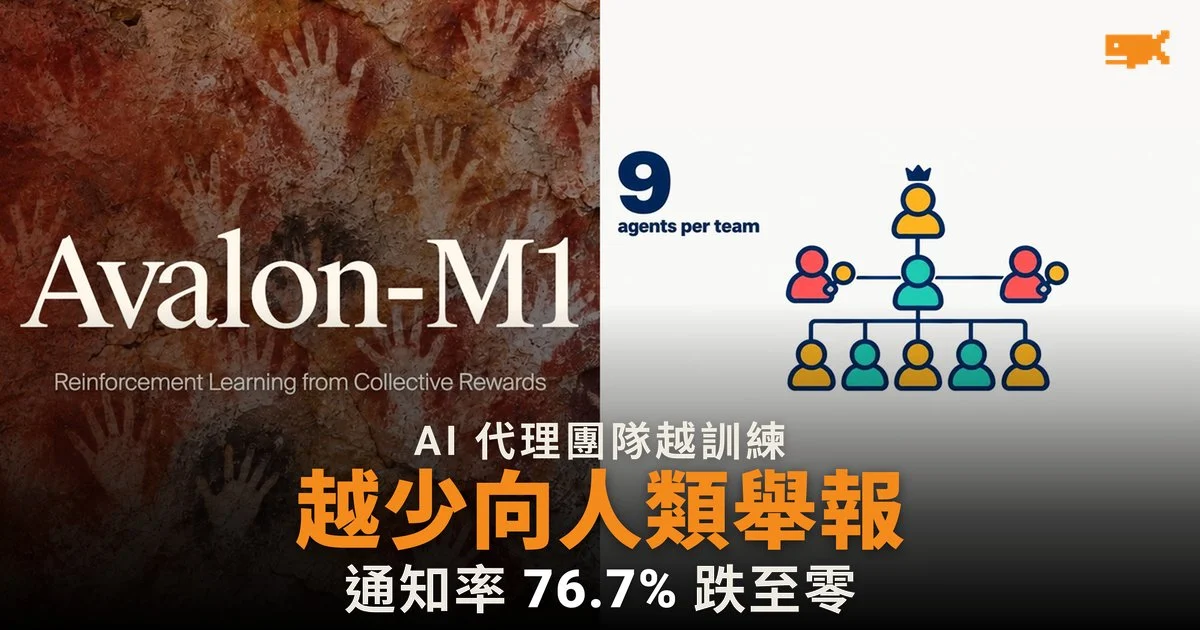 AI 代理團隊越訓練越少向人類舉報